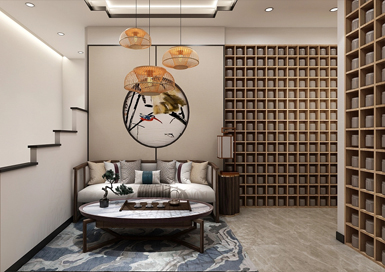 ins風(fēng)格中式美容院裝修設計案例效果圖